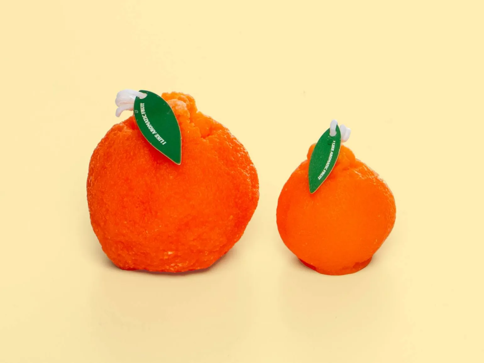 Lys - Appelsin 7 cm