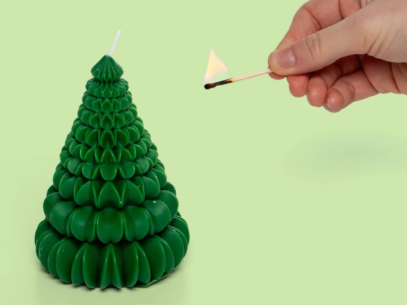 Lys - Juletræ 15 cm 1-pak