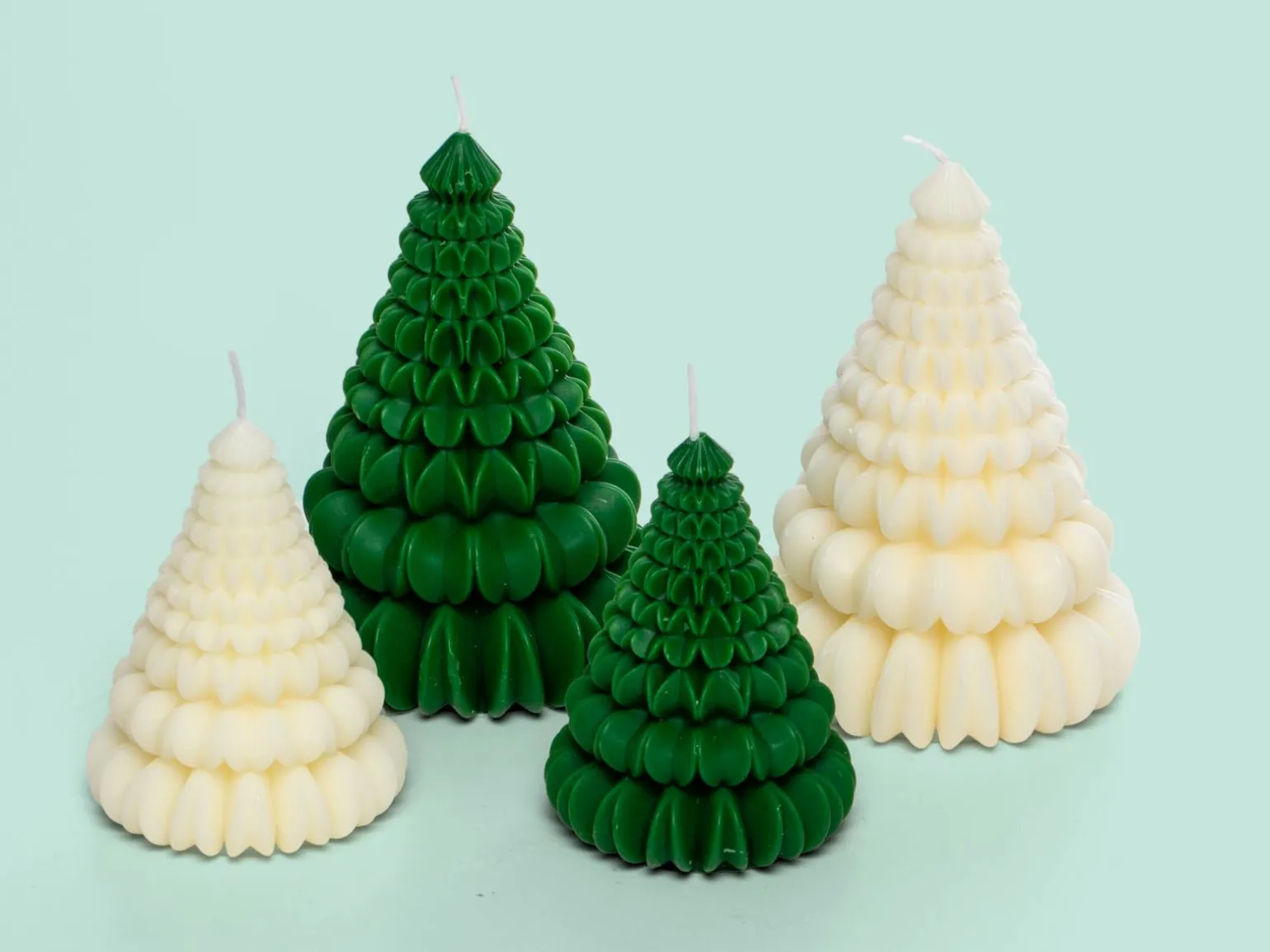 Lys - Juletræ 10 cm 1-pak