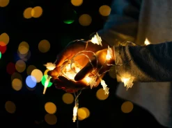 Lyskæde Juletræer 3m