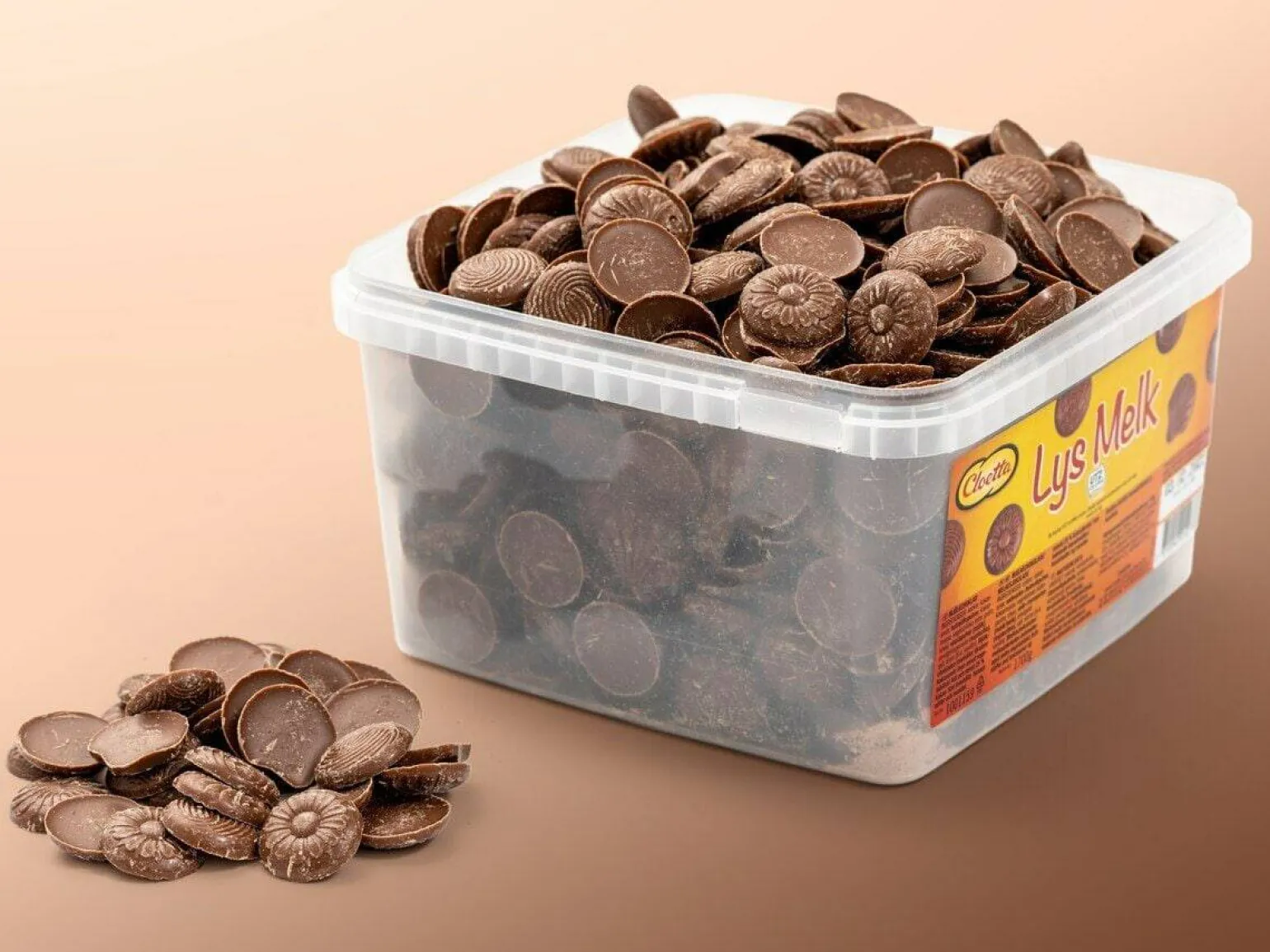 Lys Melk Bland-selv slik i kasser, 1,7 kg