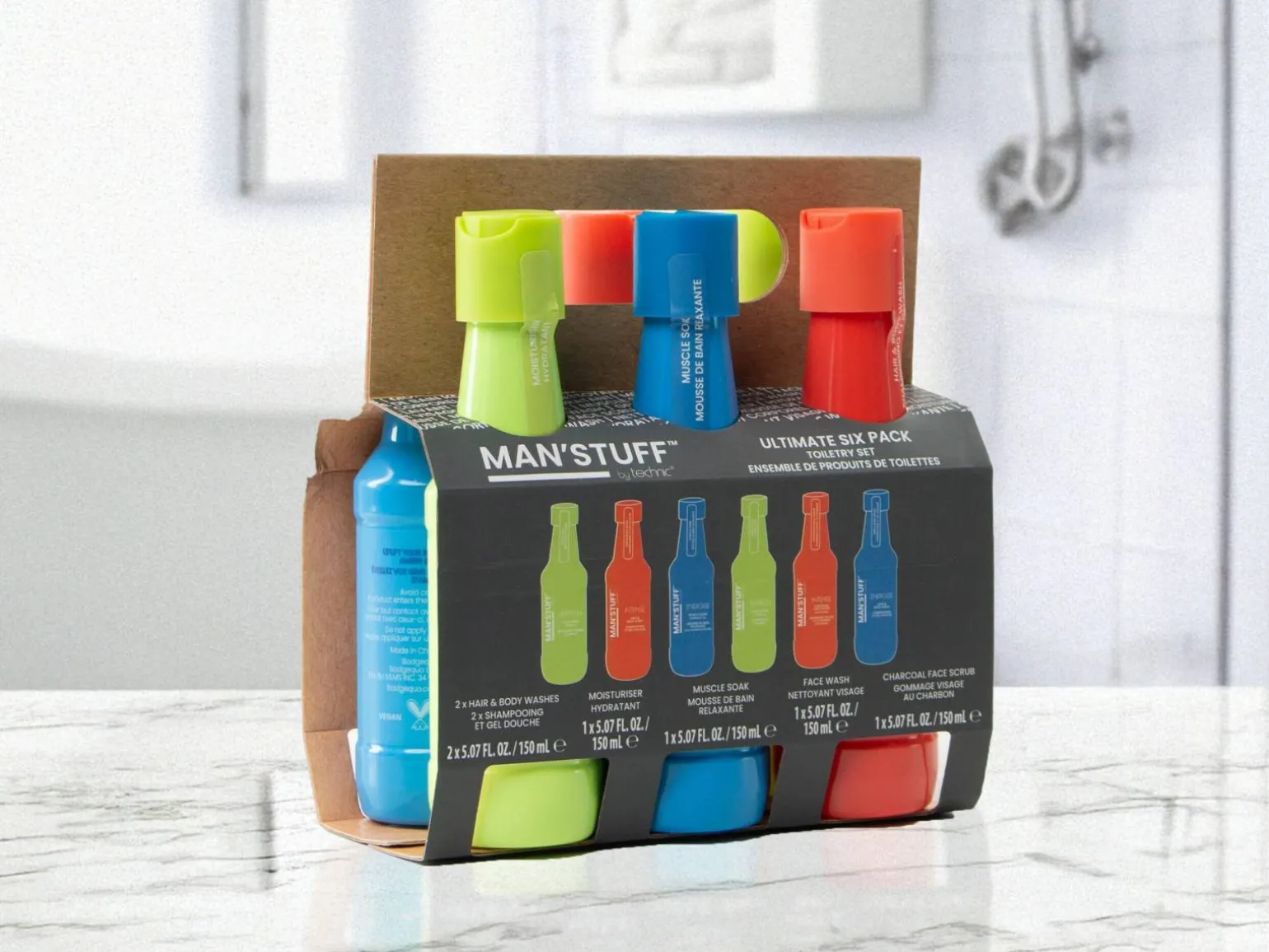 Man Stuff Ultimate Six Pack Badesæt