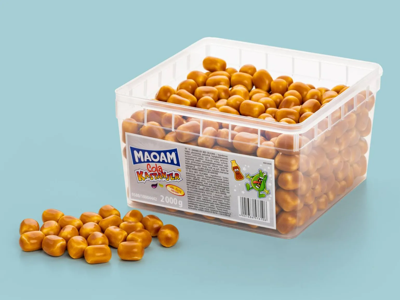Maoam Kastanjer Colasmag Bland-selv slik i kasser 2 kg