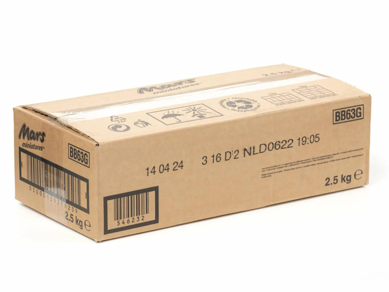 Mars Bland-selv Slik i kasser 2,5 kg