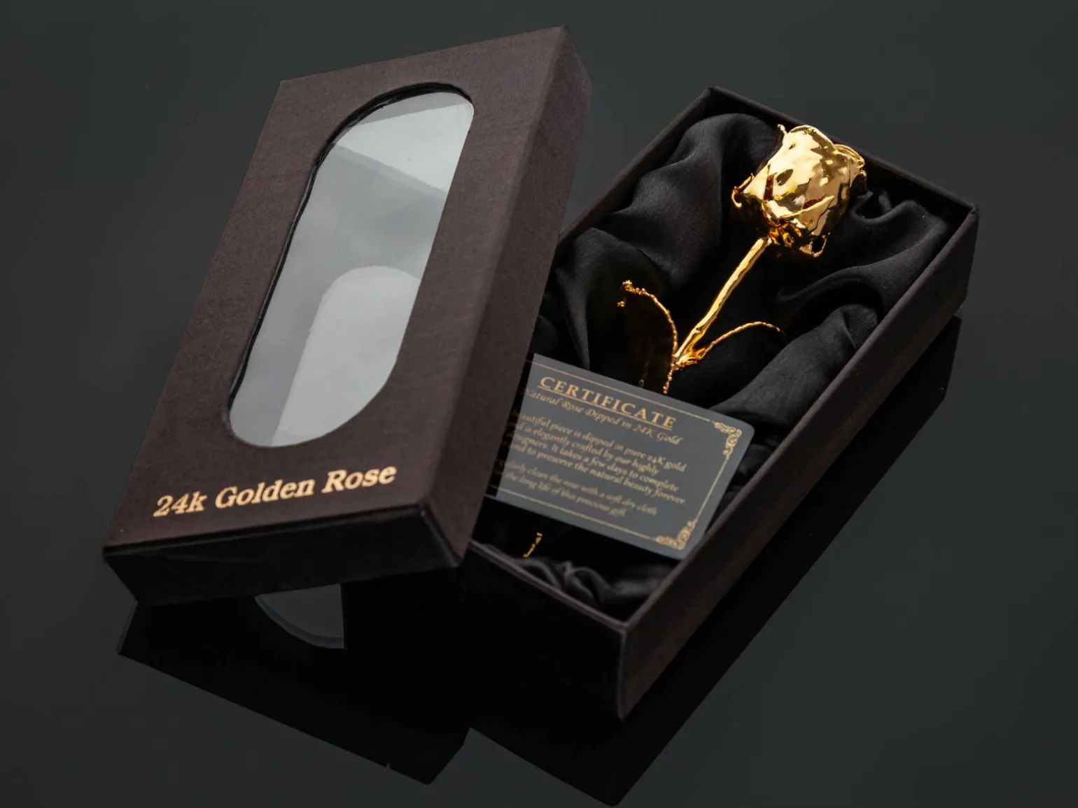 Mini Guldrose - 24K Guldbelagt Rose