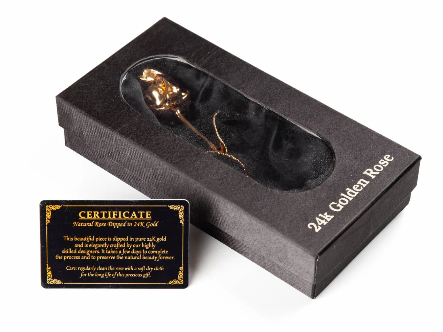 Mini Guldrose - 24K Guldbelagt Rose