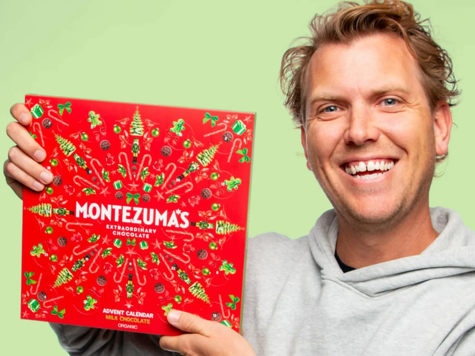 Montezuma Chokoladejulekalender med Mælkechokolade