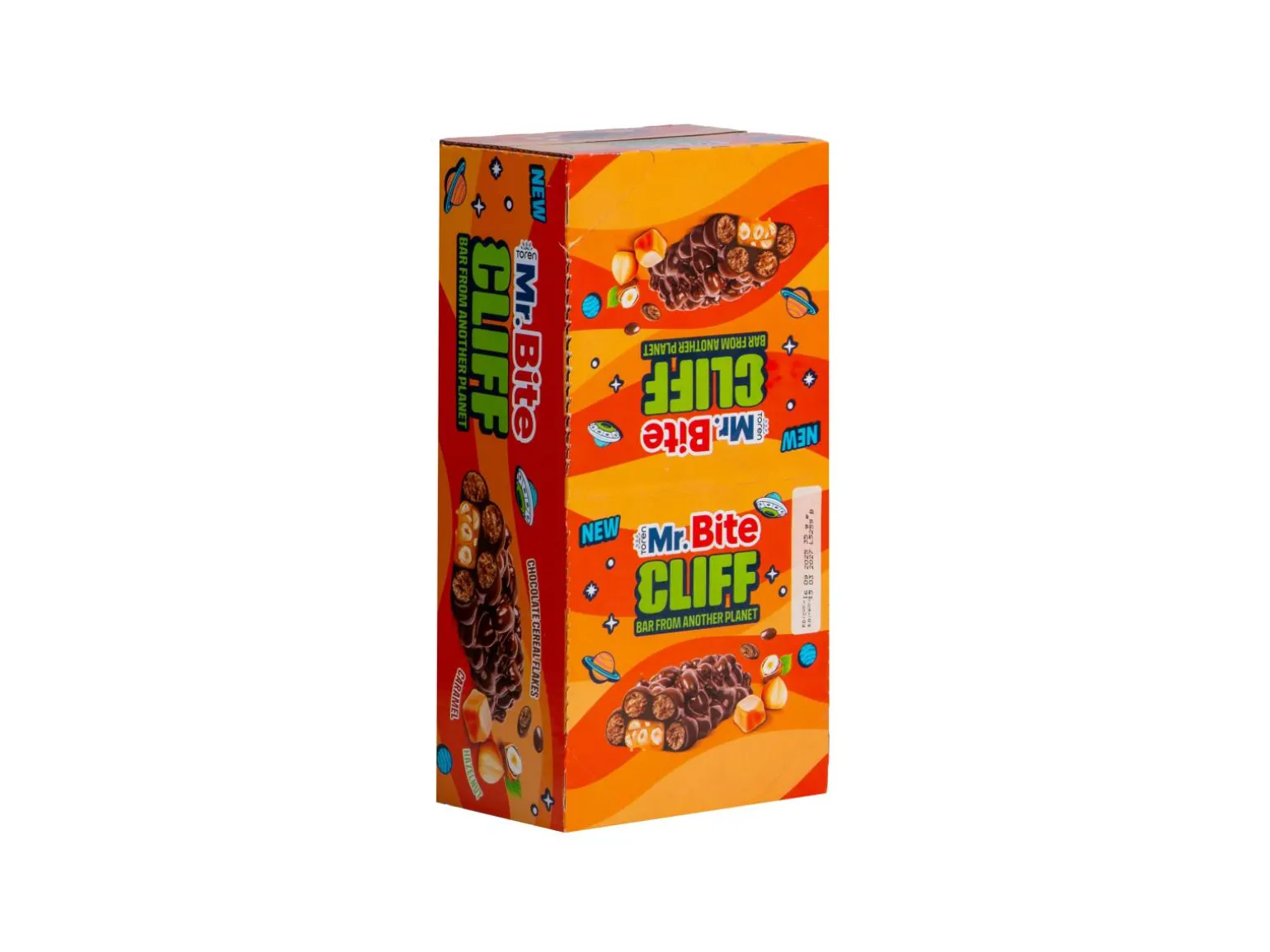 Mr. Bite Cliff Chokoladebarer med Karamel/Hasselnød 24-pak