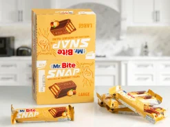 Mr. Bite Snap Chokoladebarer med Hasselnødfyld 24-pak