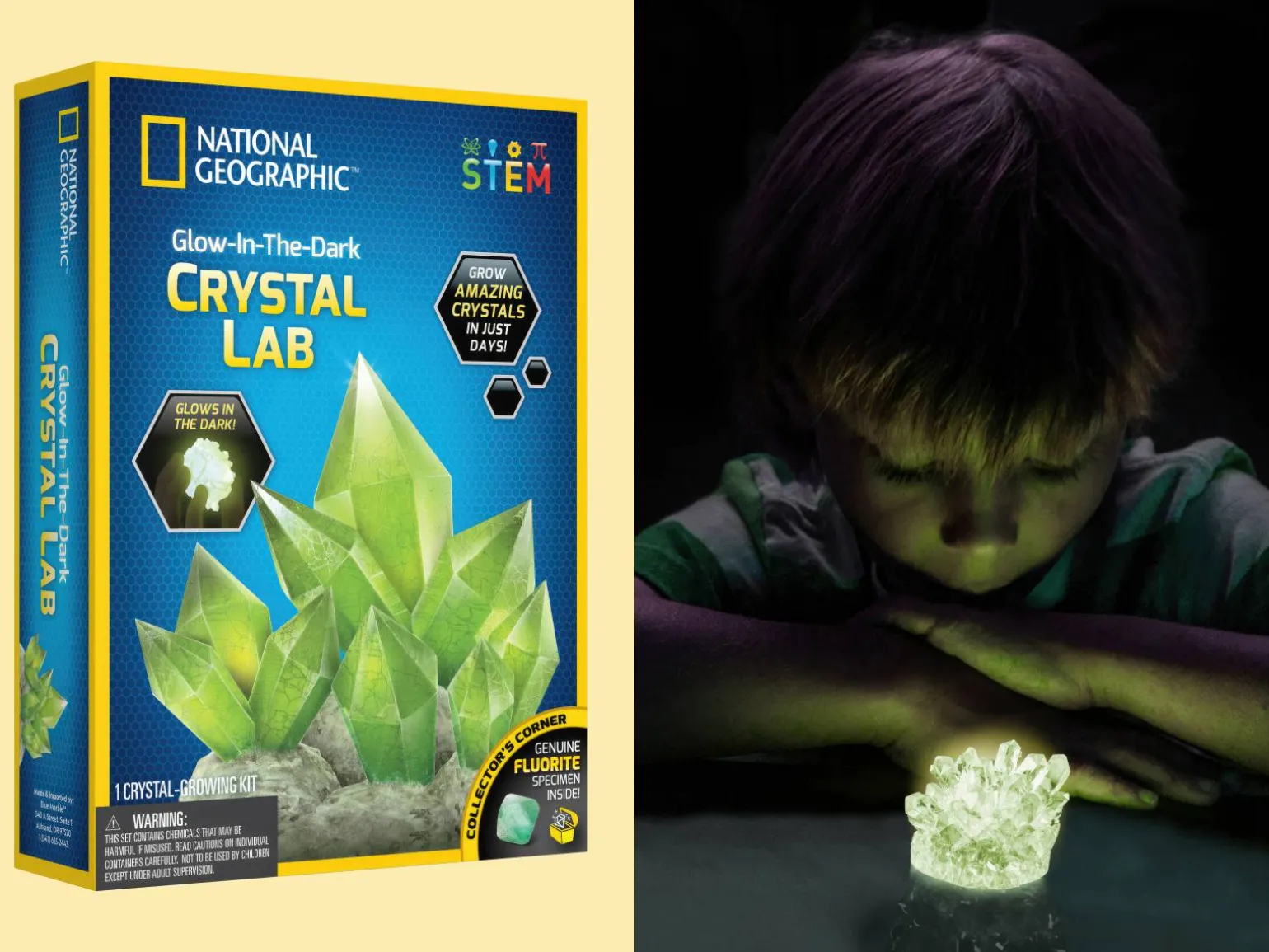 National Geographic Glow-In-The-Dark Crystal Lab
