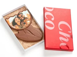 Persnonlig Chokoladeblomst med Billede