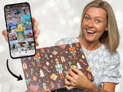 Personlig Chokoladejulekalender med 24 af dine egne Billeder