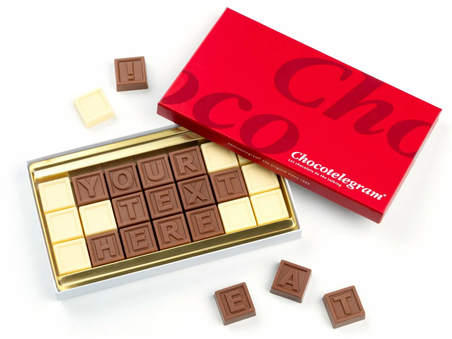 Personlig Chokolade med Tekst