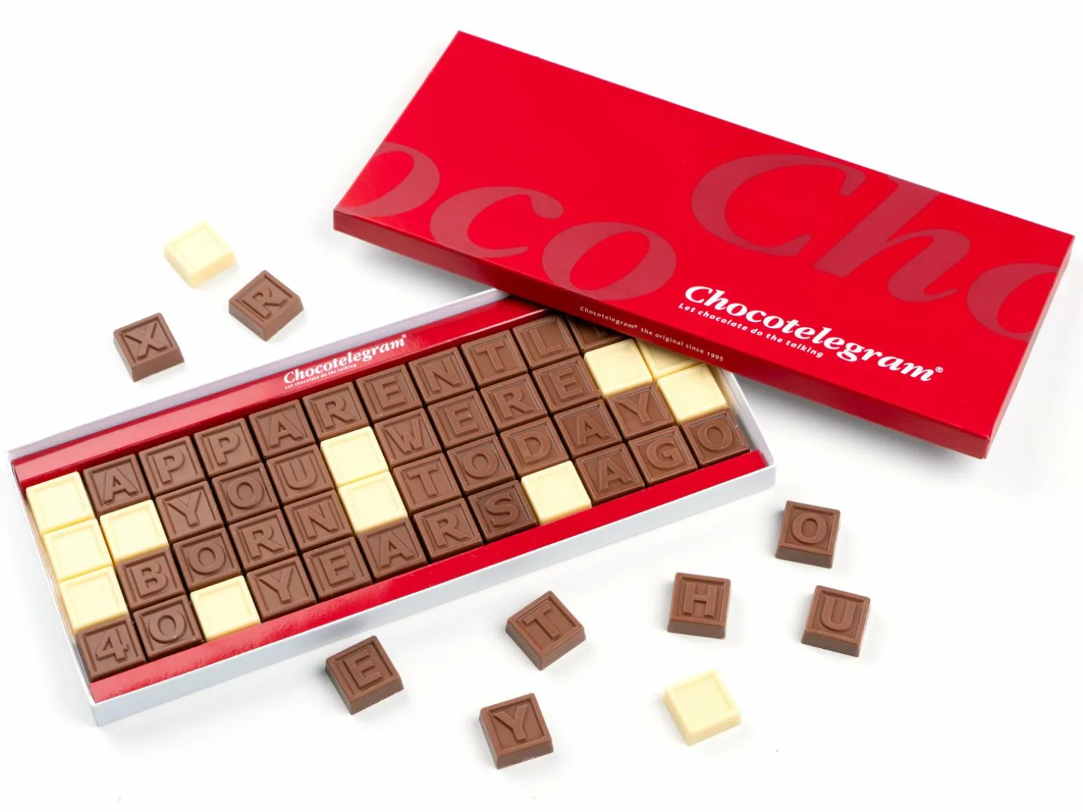Personlig Chokolade med Tekst