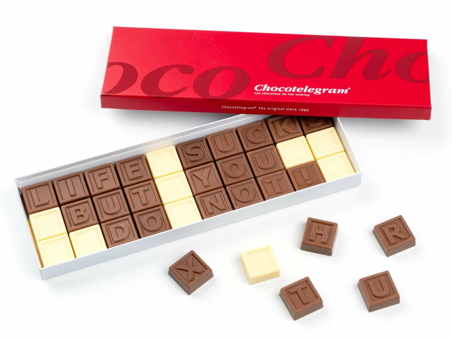Personlig Chokolade med Tekst