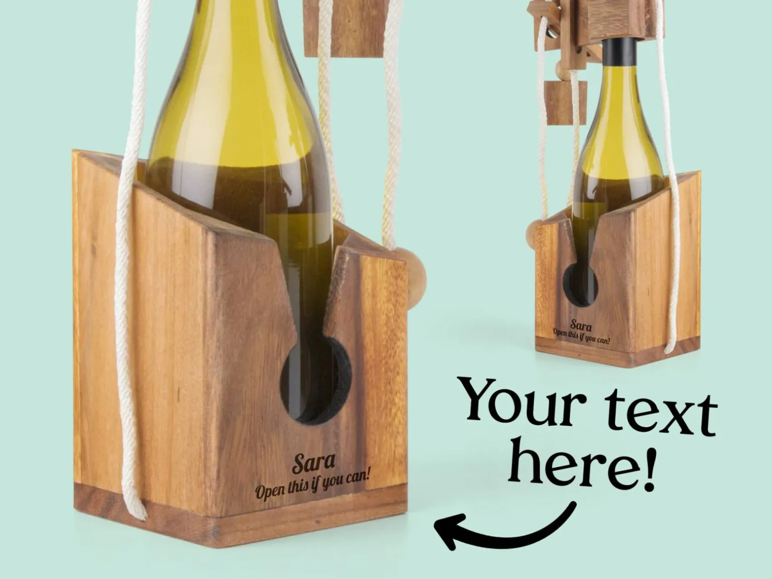 Personlig Don’t Break the Bottle med Tekst