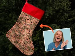 Personlig Julestrømpe med Billede - Multiface