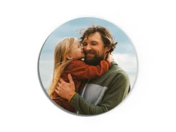 Personlig Køleskabsmagnet med Foto - Rund