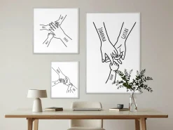 Personlig plakat - Hånd i hånd