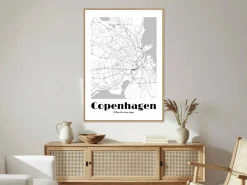 Personlig plakat med bykort