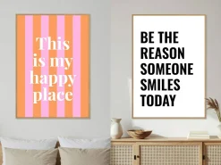 Personlig plakat med tekst