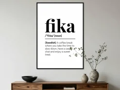 Personlig plakat med tekst