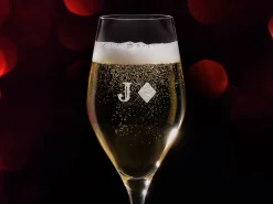 Personligt Spiegelau Champagneglas med Gravering - Initialer