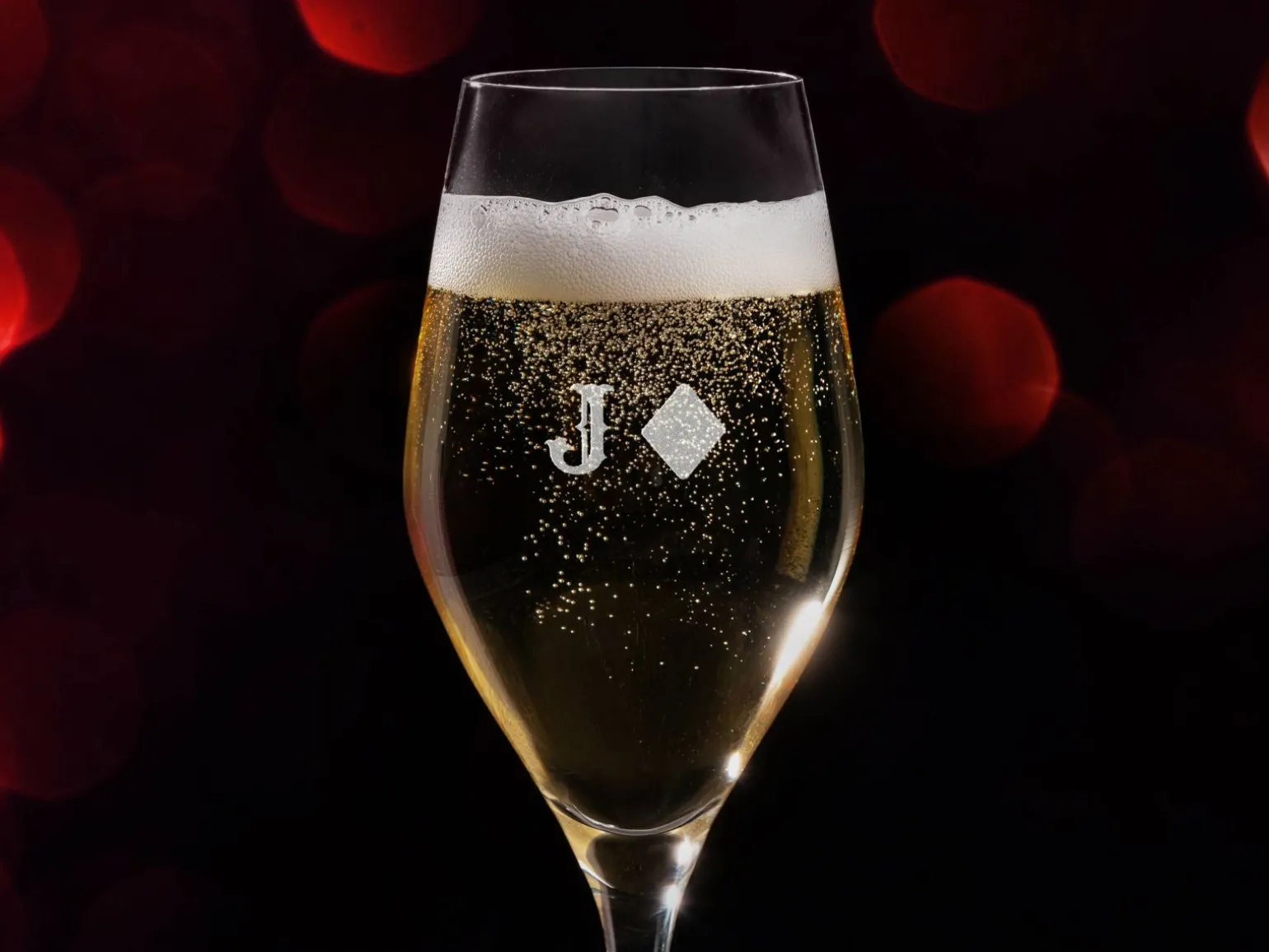 Personligt Spiegelau Champagneglas med Gravering - Initialer