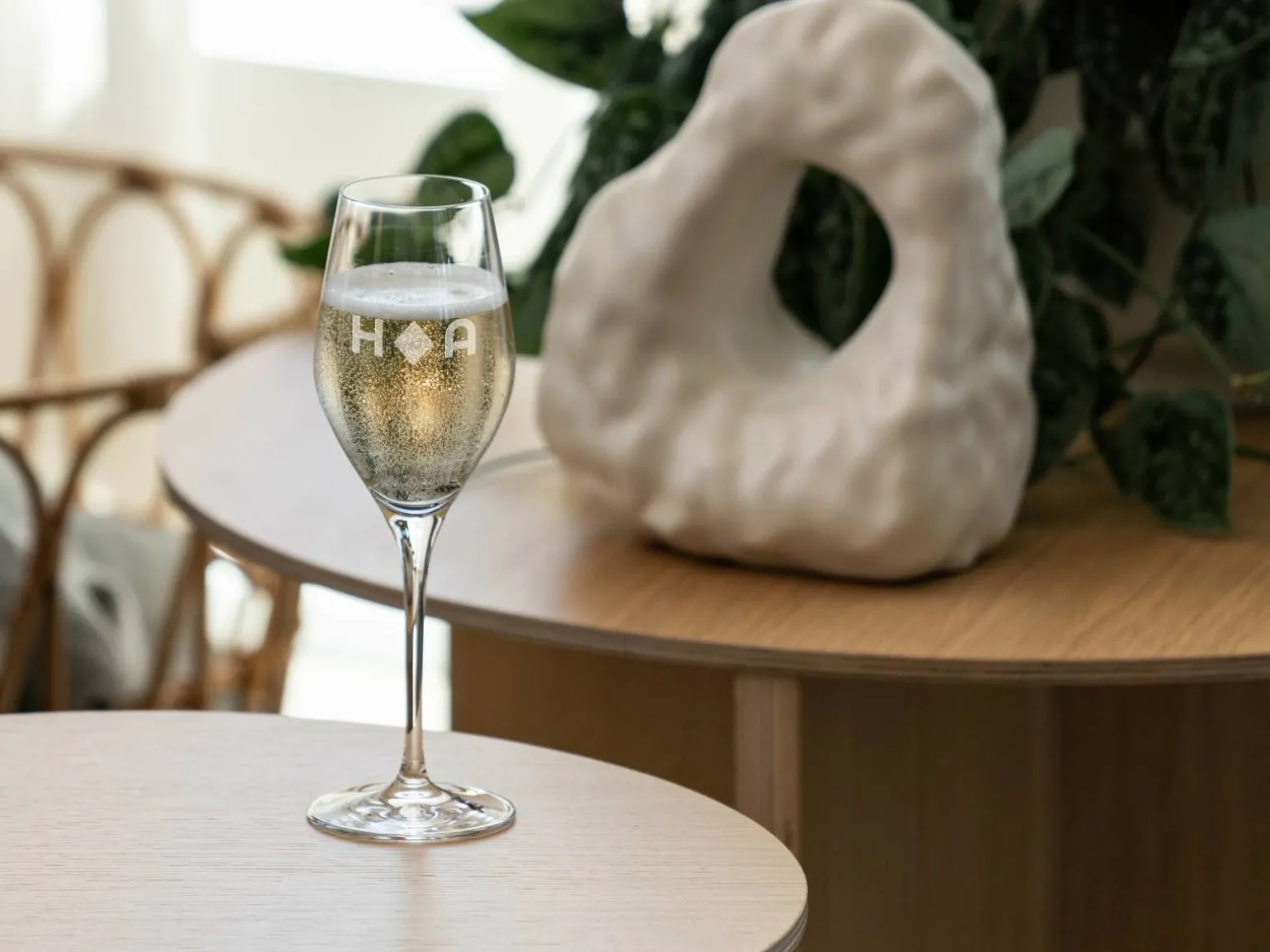 Personligt Spiegelau Champagneglas med Gravering - Initialer