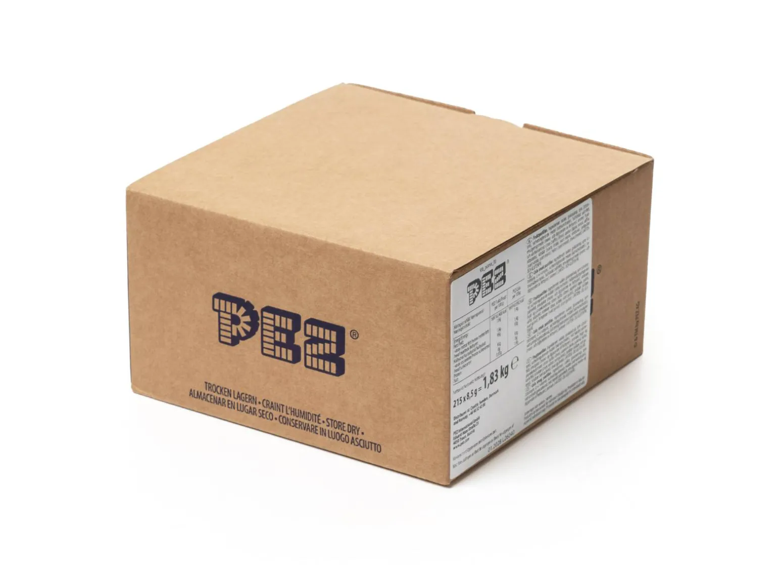 Pez-pastiller Bland-selv slik i kasser 1,8 kg