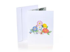 Pop up-kort – Blomsterbuket