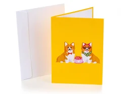 Pop Up-kort - Corgi