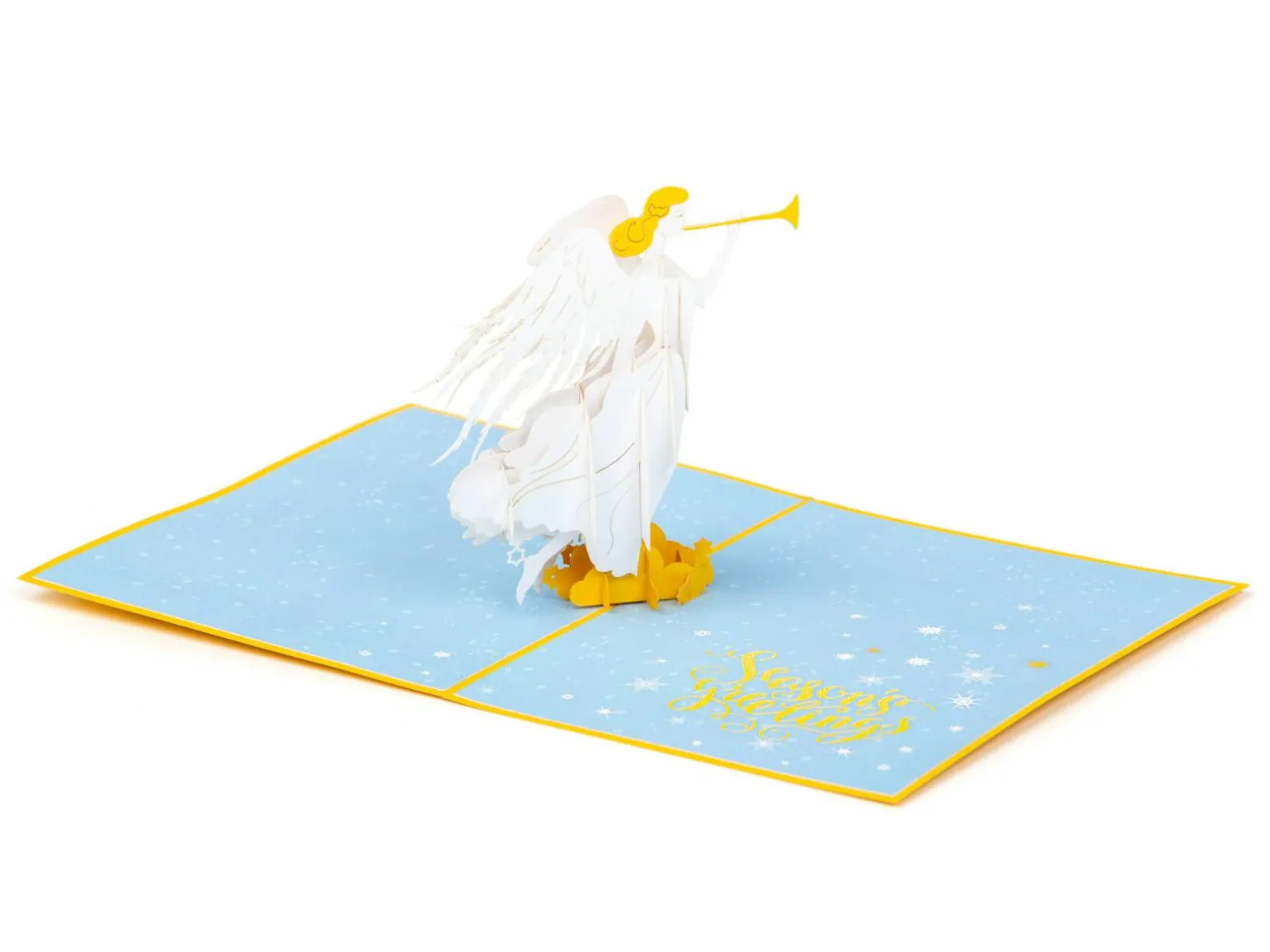 Pop Up-kort - Julekort med Engel