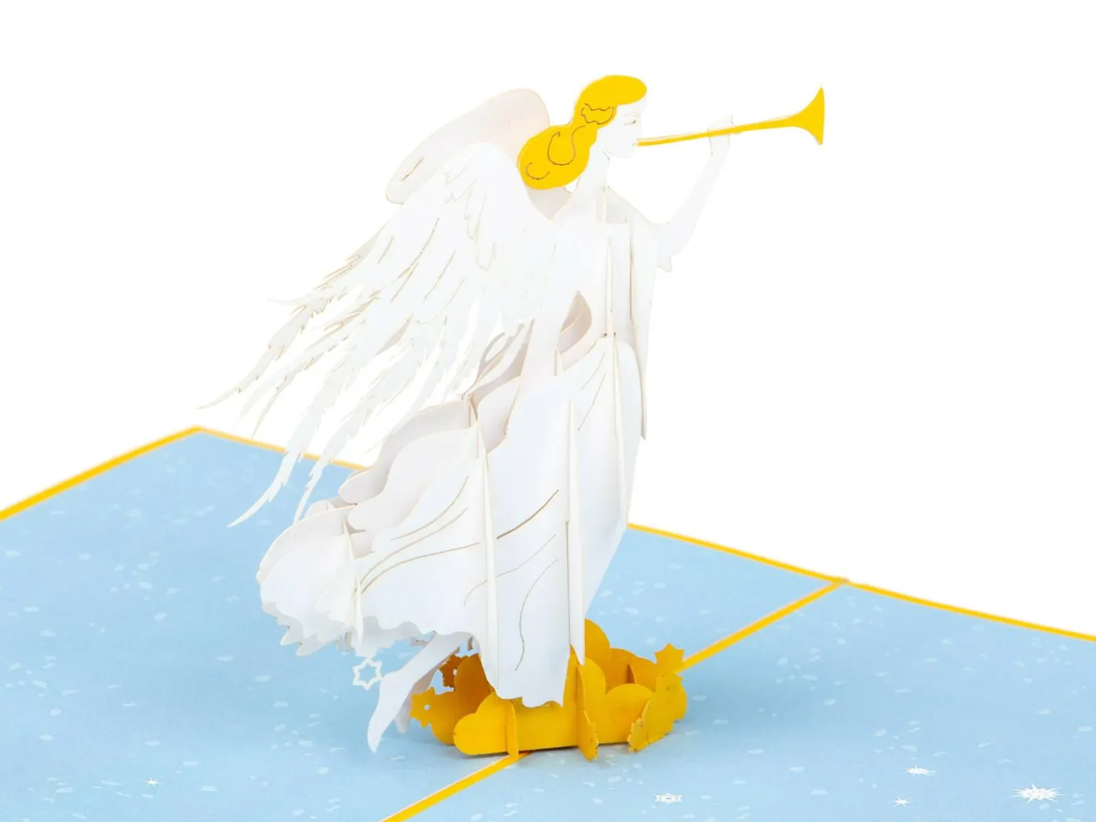 Pop Up-kort - Julekort med Engel