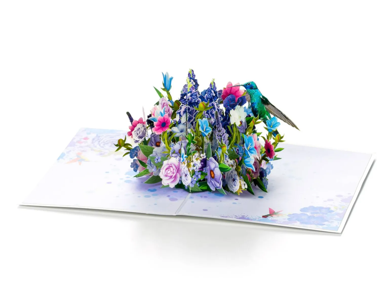 Pop Up-kort - Kolibri