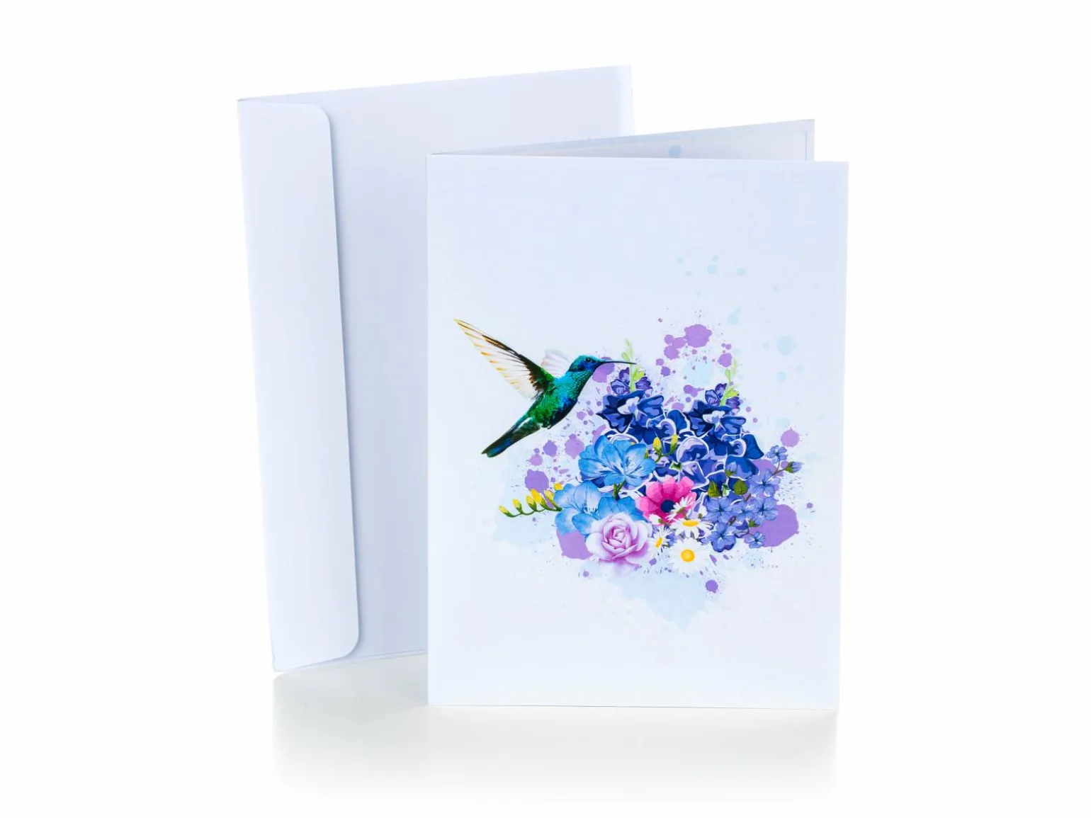 Pop Up-kort - Kolibri