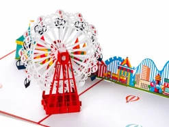 Pop up-kort – Pariserhjul