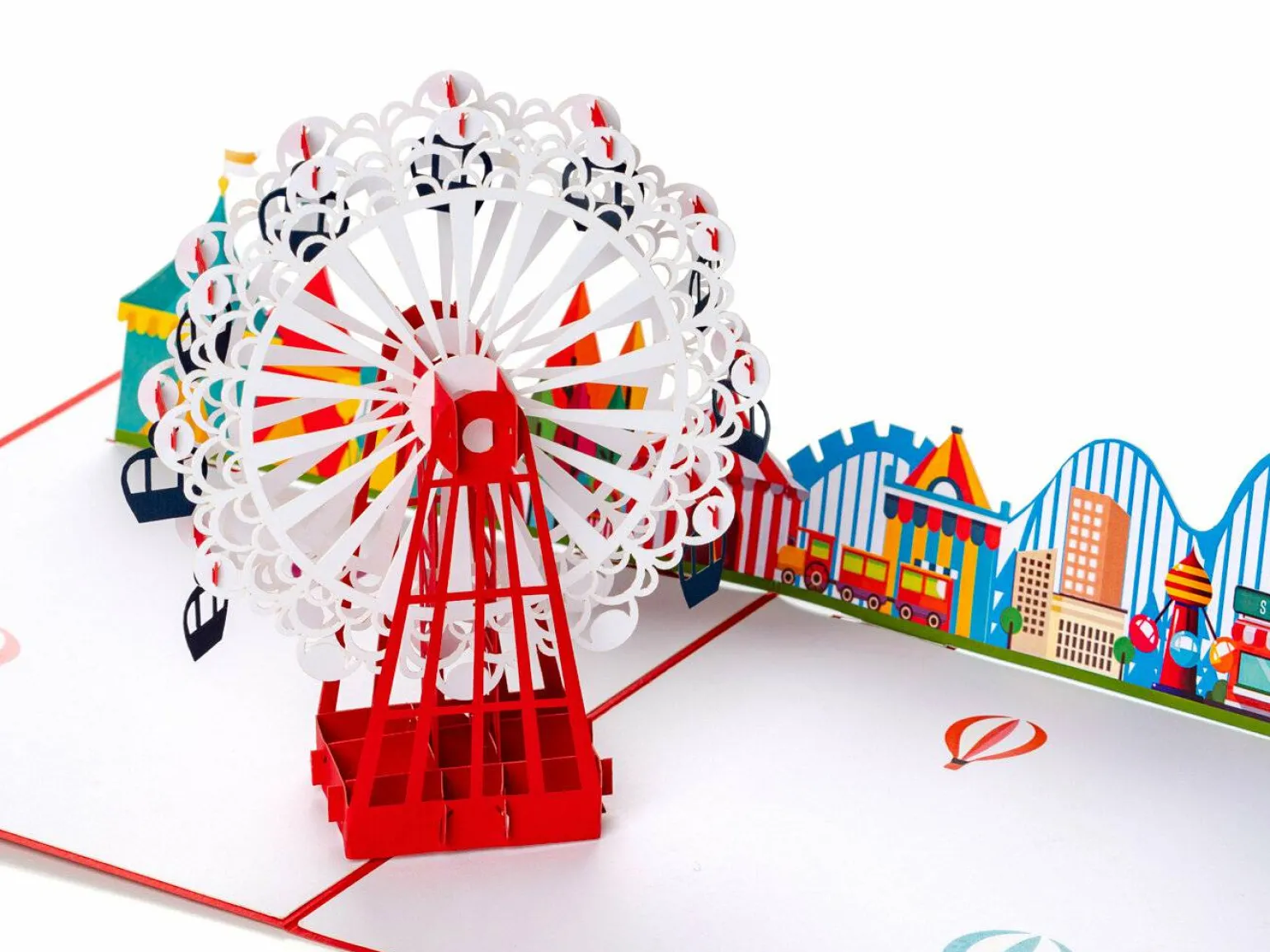 Pop up-kort – Pariserhjul