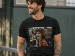 Premium T-shirt med foto - AI-tryk