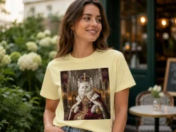 Premium T-shirt med foto - Kongeligt dyreportræt