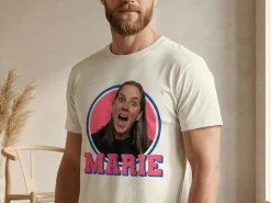 Premium T-shirt med foto - Retrodesign