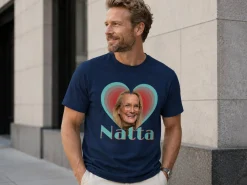 Premium T-shirt med foto - Retrodesign