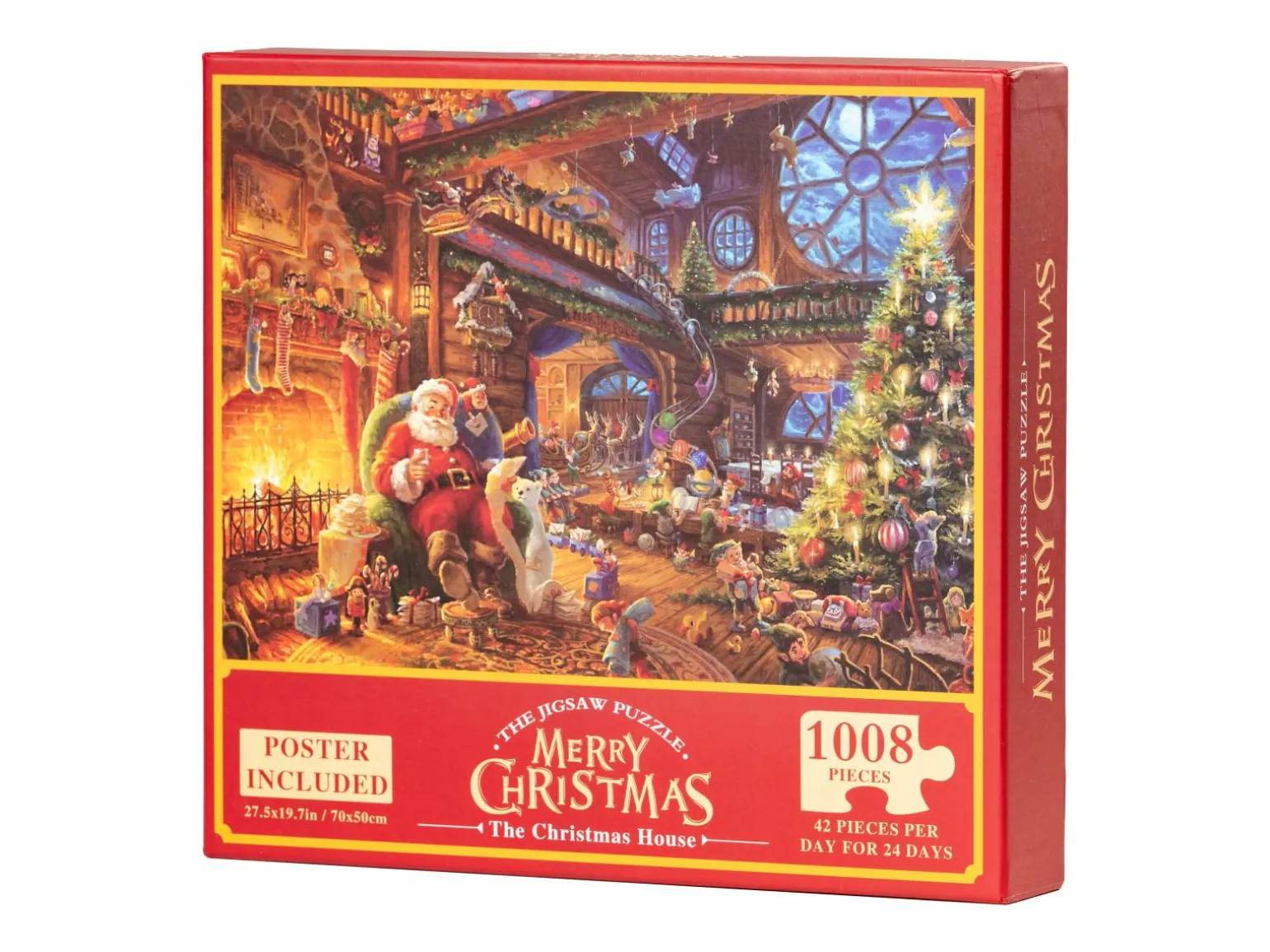 Puslespil Julekalender (1008 Brikker)