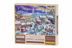 Puslespilskalender julelandskab 1008 brikker