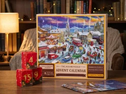 Puslespilskalender julelandskab 1008 brikker