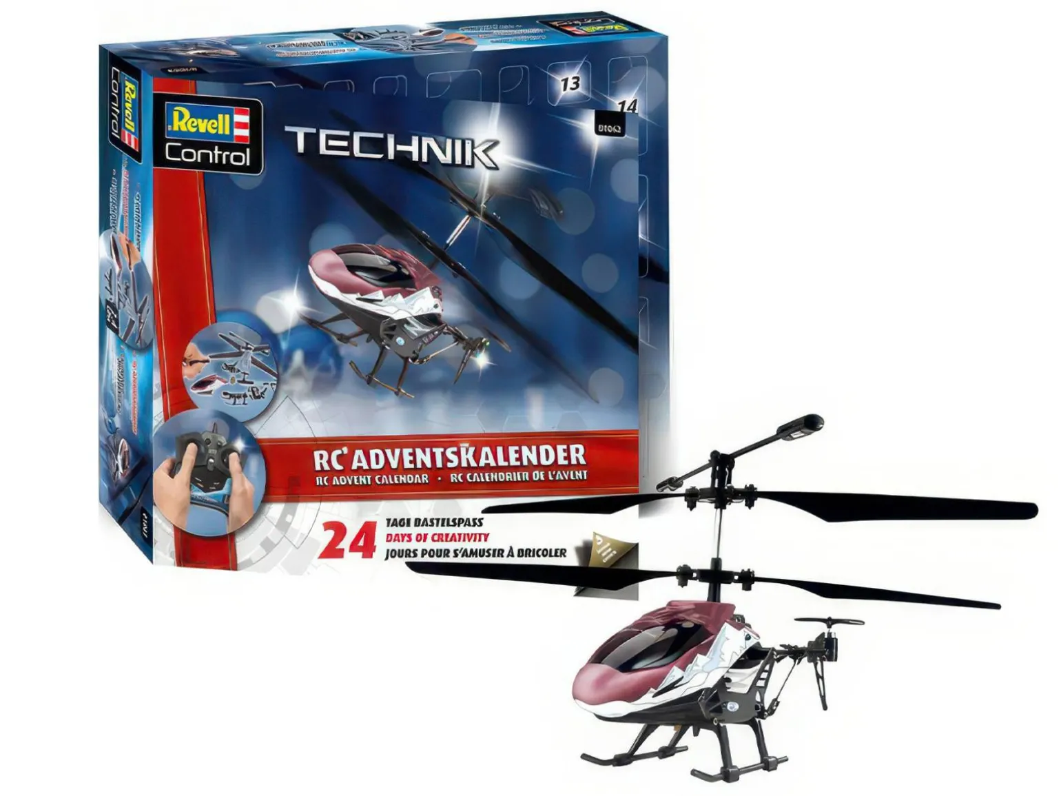 Radiostyret Helikopter Julekalender - Revell Control