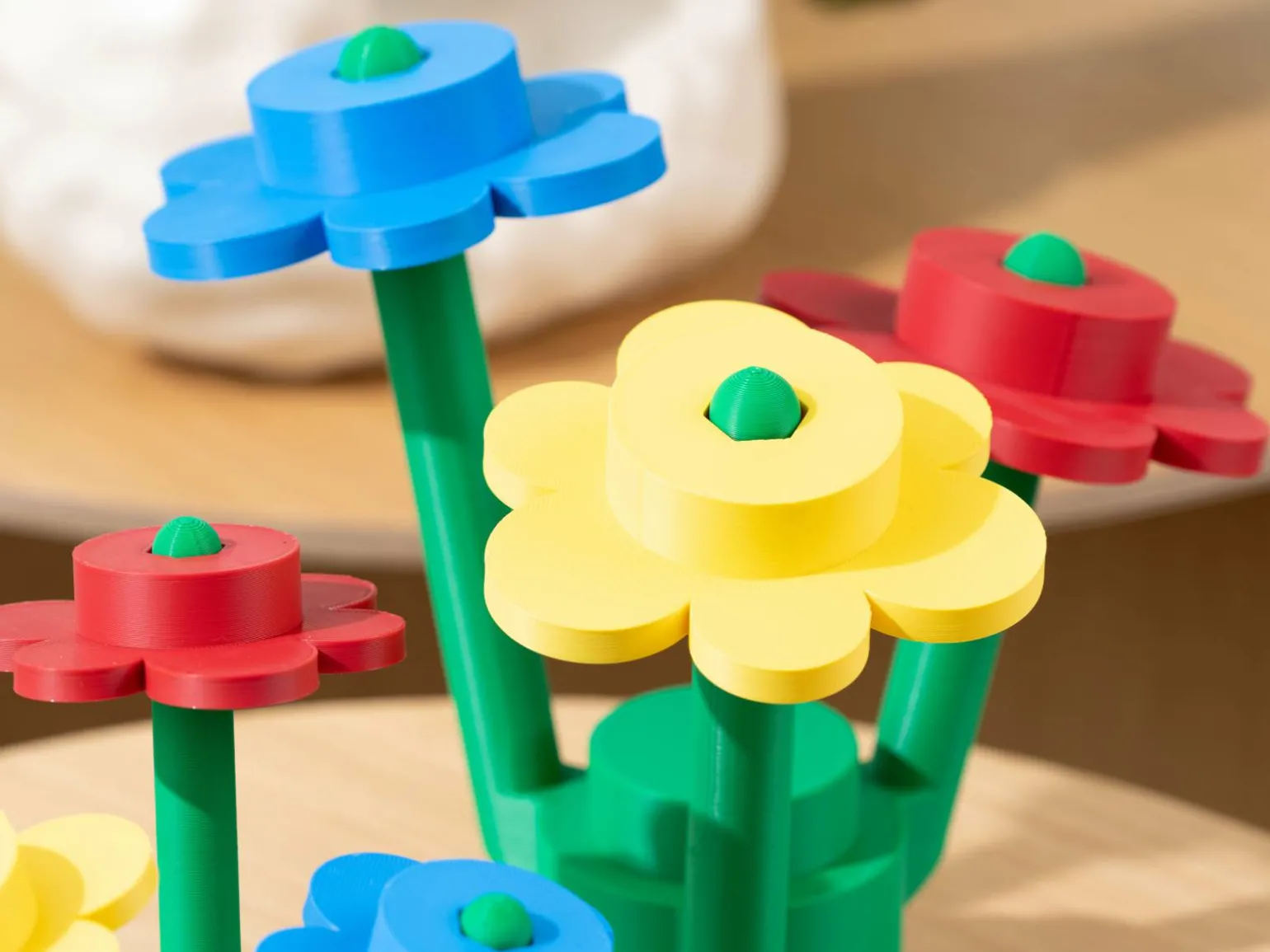 Retro Klodsblomst - Stor