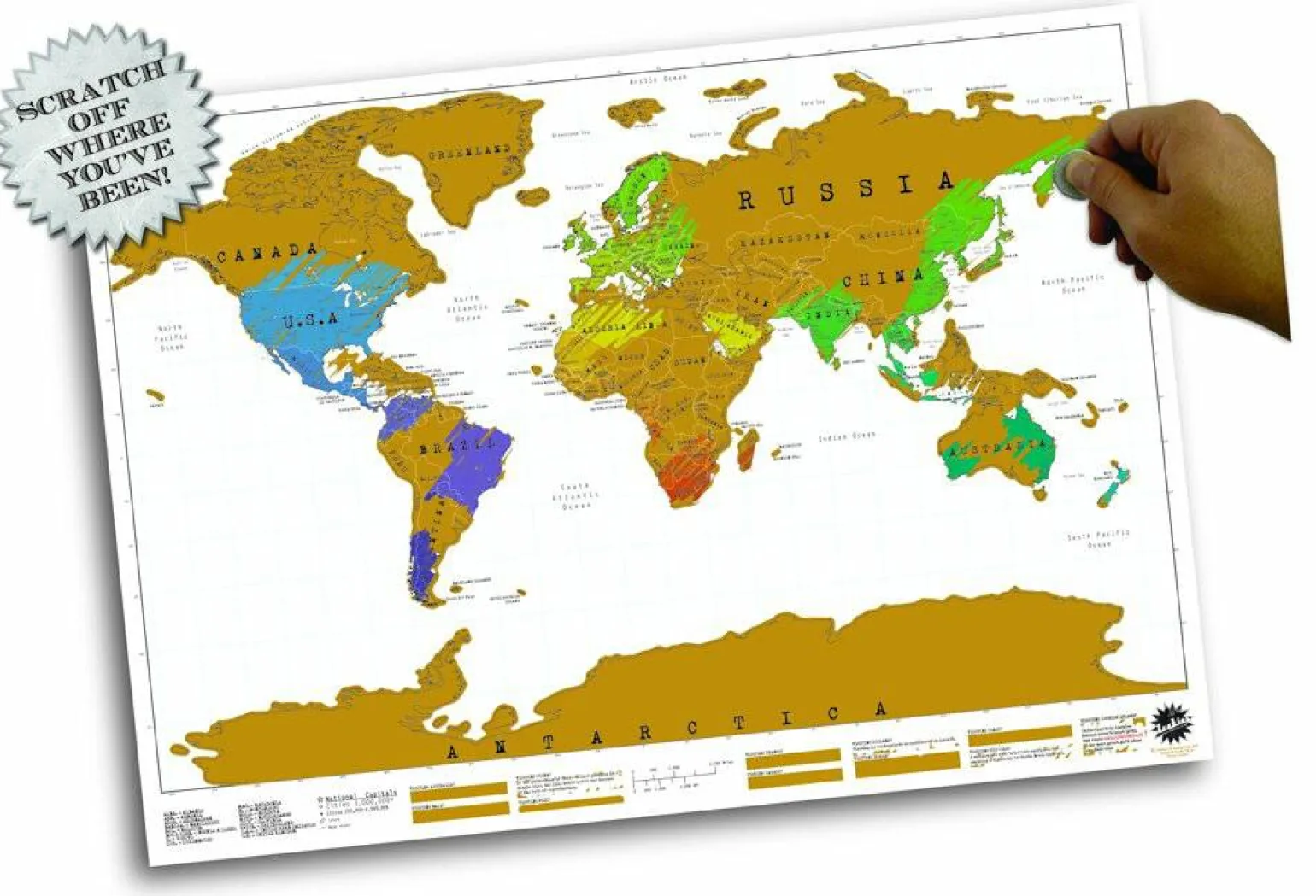 Scratch Map Original