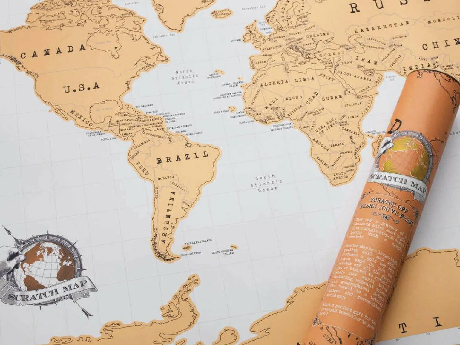 Scratch Map Original