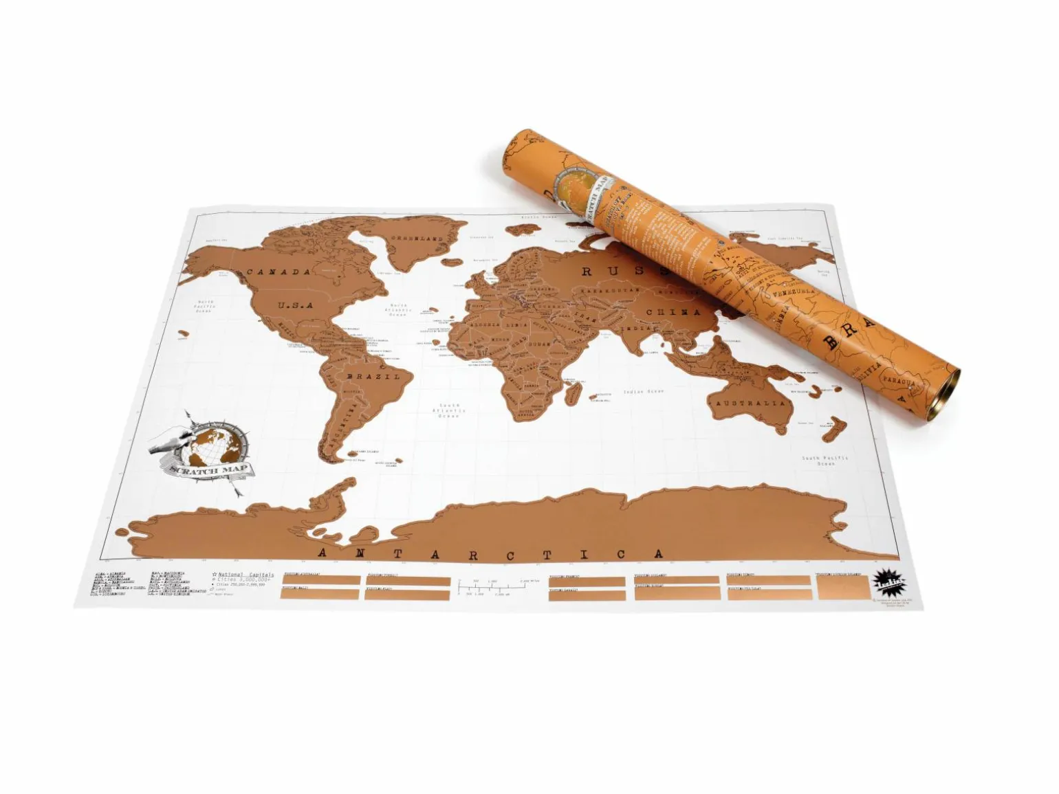 Scratch Map Original